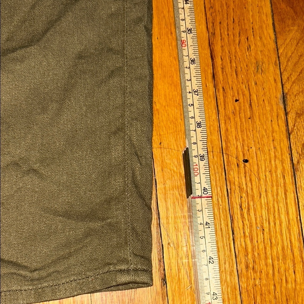 Levi's Green Wide Leg Pants Casual Cotton - Picture 8 of 11